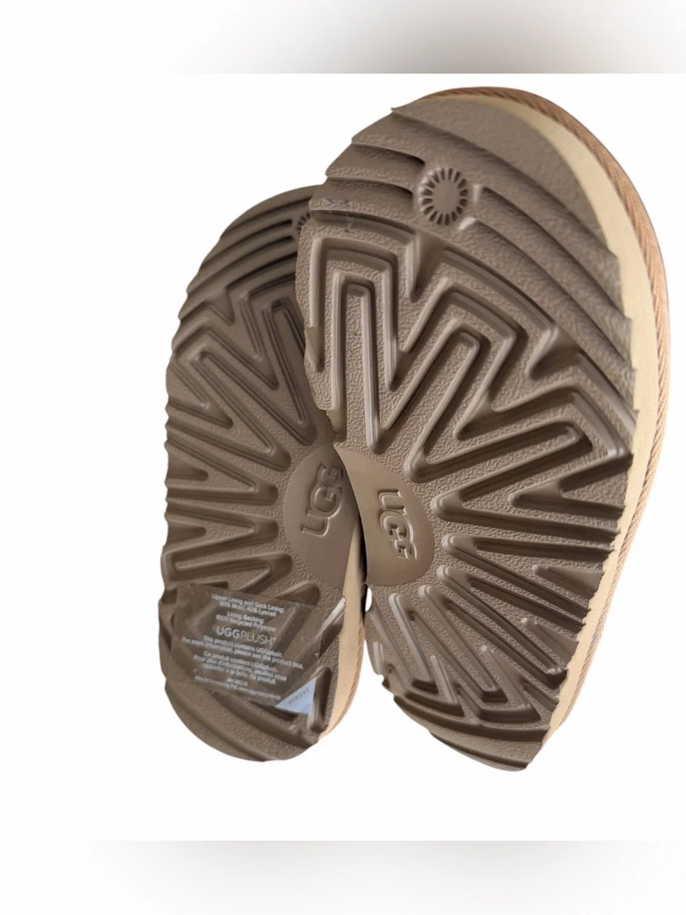 UGG Kids Chestnut Brown Sheepskin Mule Slippers